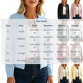 thumbnail image 4 of Thousandth Women's Knit Bomber Jacket Crew Neck Full Zip Long Sleeve Coats Casual Lightweight Outerwear with Pockets for Daily Wear, 4 of 8
