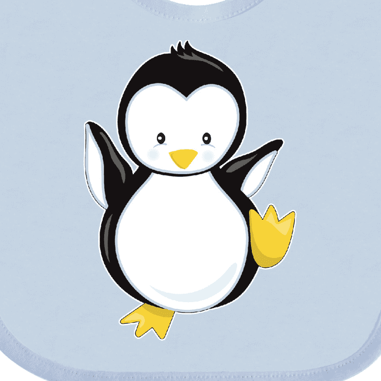 Inktastic Penguin Boys or Girls Baby Bib - Walmart.com