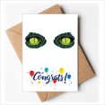 thumbnail image 1 of Cartoon Animal Eye Decoration Wedding Cards Congratulations Greeting Envelopes, 1 of 3