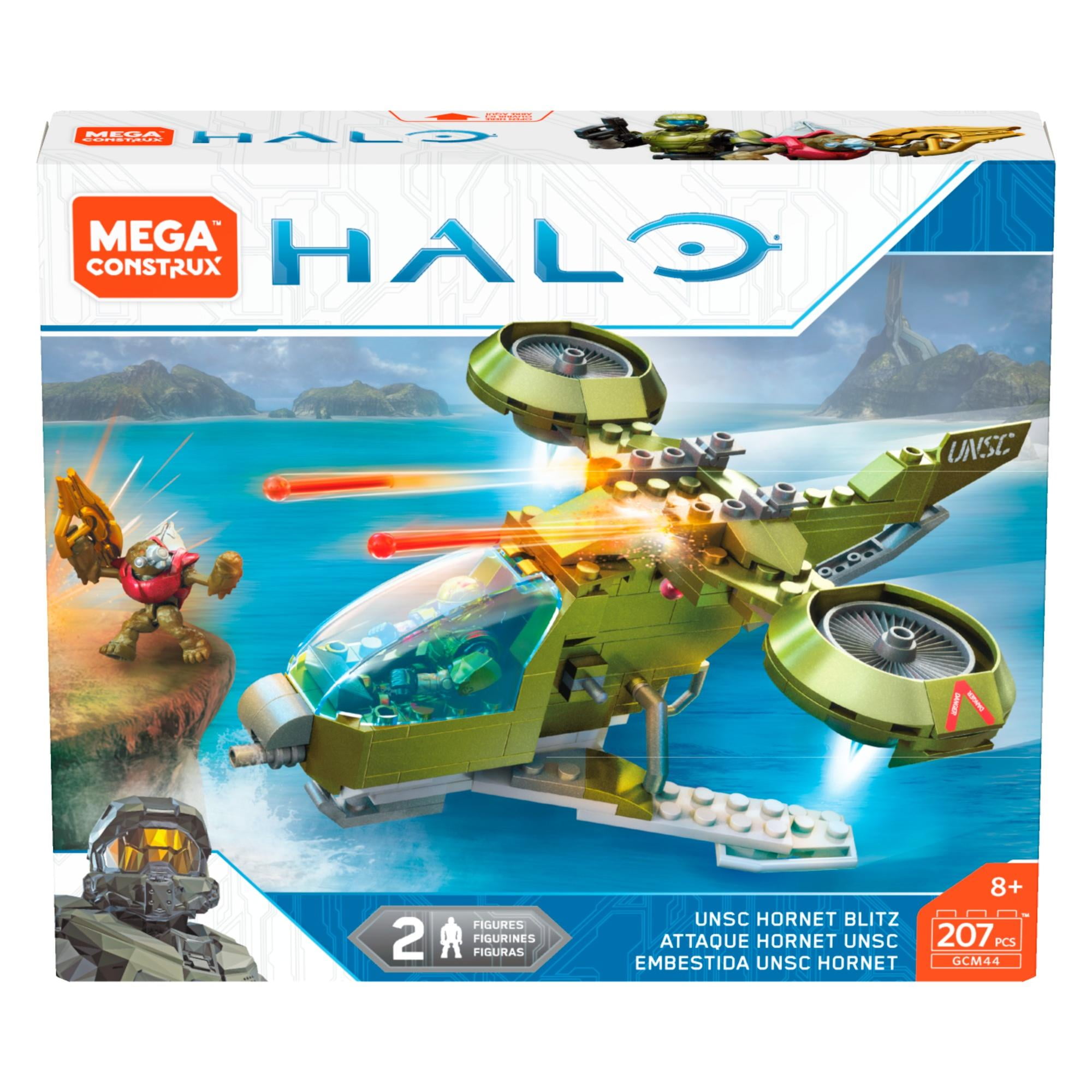 Mega Bloks Halo Micro-Fleet Hornet Super Poseable Micro Action Figures 88 pc 