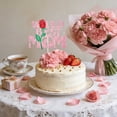 thumbnail image 4 of Happy Mother's Day Cake Topper with Glitter Heart Acrylic Insert for Party Decorations, 4 of 8