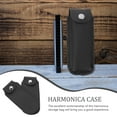 thumbnail image 2 of 2 Pcs Étui de Rangement Harmonica Noir pour Transport, 2 of 8