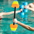 thumbnail image 5 of Water Weights, Aquatic Exercise Dumbbells, Water Dumbbell Pool Resistance Aquatic Fitness Barbells, with EVA Foam Pool Weights Dumbbells for Water Aerobics Weight Loss(Long,1PC), 5 of 5