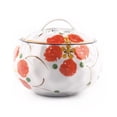 thumbnail image 1 of Qeeadeea Ceramic Sugar Pot With Lid, Solid Print Pattern Sugar Bowl With Spoon, Porcelain Spice Jar, Kitchen Decoration Storage-F-14oz, 1 of 6