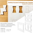 thumbnail image 3 of Professional Butterfly Inlay Template And Router Templates, 3 of 8