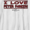 thumbnail image 2 of Boy's Marvel Spider-Man: No Way Home I Love Peter Parker  Graphic Tee White Medium, 2 of 4