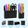 thumbnail image 4 of Musbetu Magnetic Pen Holder Tissue Pens Pencils Markers Multifunctional Fridge Storage Rack Office School Stationery Holder, 4 of 7
