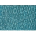 thumbnail image 1 of Ahgly Company Indoor Rectangle Solid Light Blue Modern Area Rugs, 2' x 4', 1 of 4