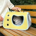 thumbnail image 6 of Cat Carrier Backpack Airline Approved – Single Shoulder Portable Oxford Cloth Pet Bag, Foldable Large Capacity, 360° Window, Ventilated Travel Tote, 6 of 6