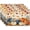 Blue Orange Pumpkin Leaf, variant on Fall Placemats Set of 4 Pumpkin Bird Sunflower Autumn Harvest Thanksgiving Themed Table Mats Farmhouse Place Mats Seasonal Washable Linen Placemat for Party Kitchen Dining Decor 12x18 Inch