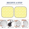 thumbnail image 6 of Haiem Daisies Flowers Car Windshield Sun Shade (2 Pieces) Foldable Windshield Sun Shade Car Accessories for Truck SUV Pickup-Medium, 6 of 7