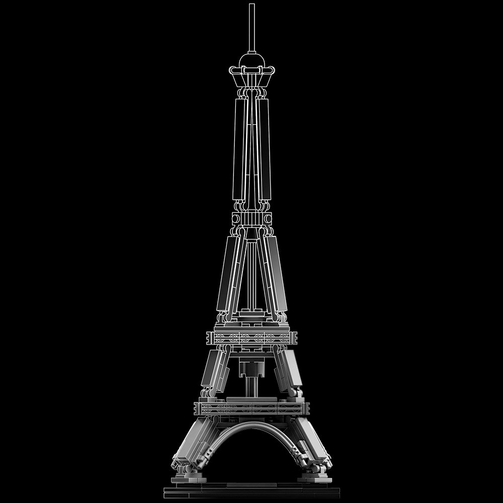 LEGO Architecture The Eiffel Tower Set #21019 - image 3 of 6