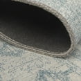 thumbnail image 3 of Unique Loom Timeless Collection Area Rug - Peter (2' x 3' 1" Oval Ivory/Teal), 3 of 12