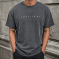 thumbnail image 2 of Comfort Colors Jesus Is King Shirt for Women, Minimalist Christian T-Shirt, Faith Based Religious Tee, Christian Mom Gift, Jesus Lover Shirt, 2 of 7