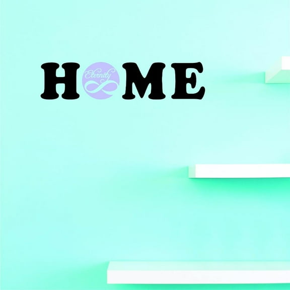 Custom Decals Home Eternity Wall Art Size: 8 X 30 Inches Color: Multi