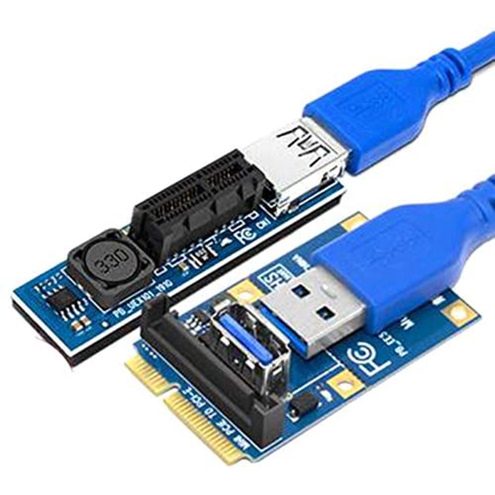 Finydr PCI-E Extender PCI E 1X to 1X Riser USB  Cable SATA Power Working  for Motherboard PCI-E X1 Slot | Walmart Canada