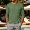 thumbnail image 2 of zbxnLI Long Sleeve T Shirts for Men Comfy Workout Athletic Tee Tops with Pockets Comfort Breathable Soft Tshirt, 2 of 7