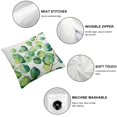thumbnail image 4 of Nawypu Spring Eucalyptus Leaves Pillow Covers Set of 2 Watercolor Green Plants Decorative Throw Pillow Cases Soft Square Cushion Covers for Sofa Couch Car Bedroom Home Decor White, 4 of 6