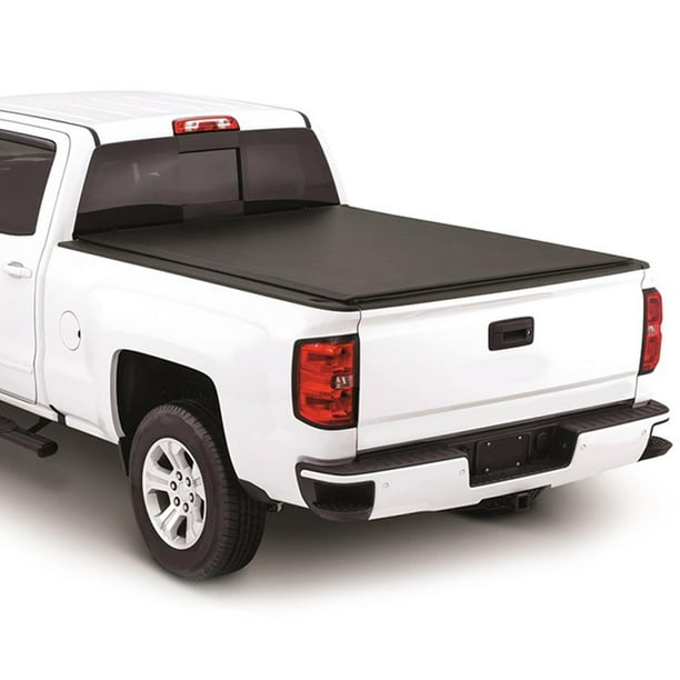 PIT66 Quadfold Soft Truck Bed Tonneau Cover,Fit for 20072013 2014 HD
