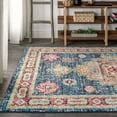 thumbnail image 4 of JONATHAN Y BOHEMIAN FLAIR 8 x 10 Area Rug, Vintage Medallion - Navy/Red, BMF100B-8, 4 of 11