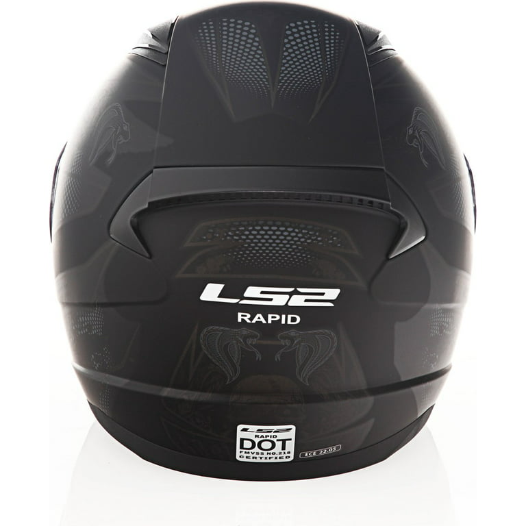 ls2 helmet black