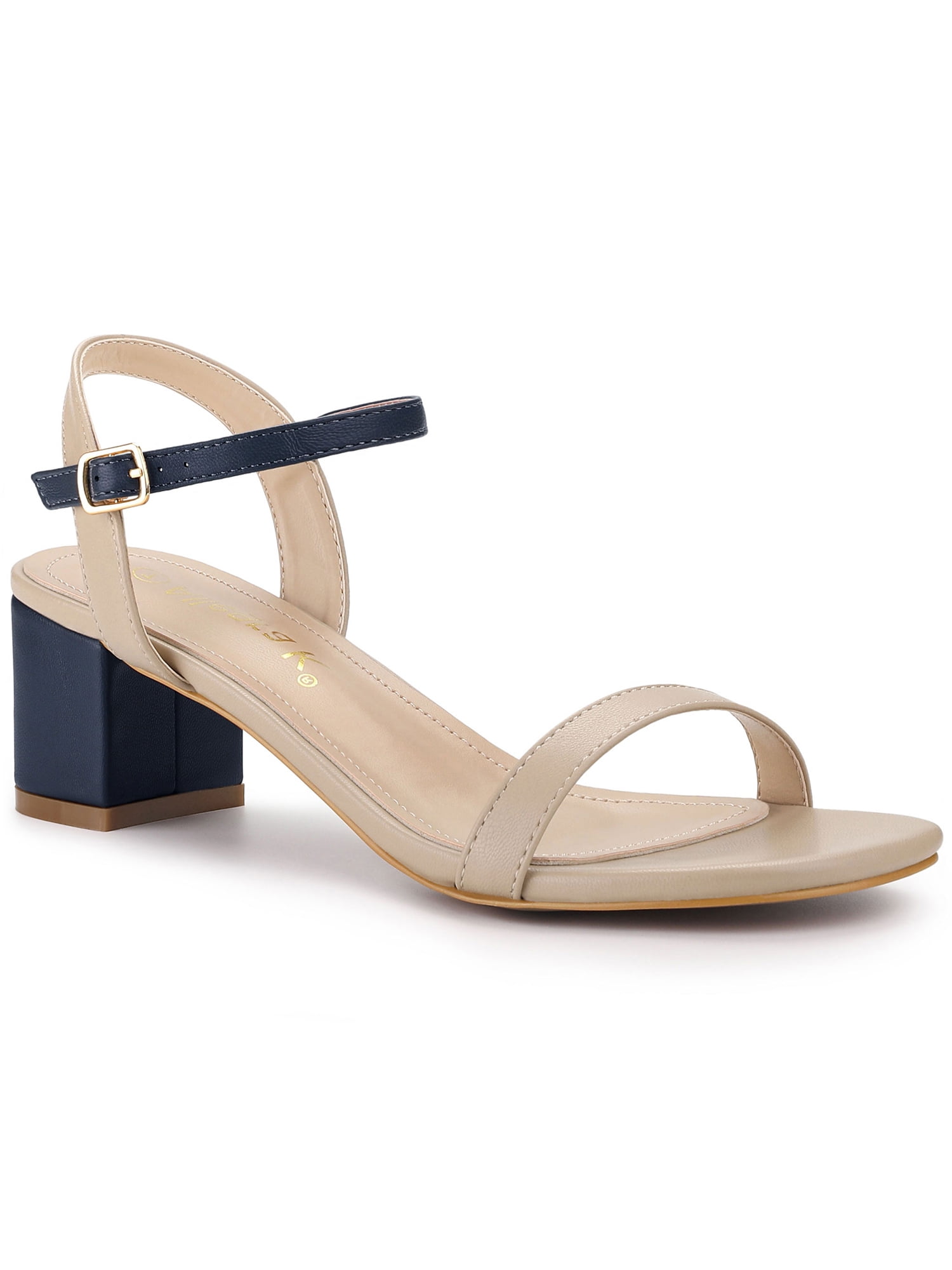 1 inch block heel sandals