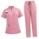 thumbnail image 2 of Conjunto de enfermería, uniforme de trabajo suave, traje para spa, cosmetología, centro de belleza. Rosa, 2 of 9