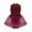 Burgundy-A, variant on CHICTRY Girls Lyrical Ballet Dance Dress Floral Lace Mesh Latin Dance Skirted Leotard