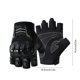 thumbnail image 3 of Guantes de Motocicleta Equipo de Protección de Motocross para Hombres | Relleno reforzado, poliéster flexible | Ajuste medio para palmas de 9,5-10 cm | Empuñadura antideslizante, verde/negro/blanco, 3 of 6