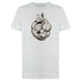 thumbnail image 1 of Strong Bull Terrier Big Biceps T-Shirt Men -Image by Shutterstock, Male XX-Large, 1 of 2
