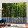 thumbnail image 4 of Cortinas de poliéster cortinas de pared colgando de la pared de la pared de la pared de la pared suministros para el hogar para el baño de la sala de estar dormitorio m paquete de 2 seitruly HA010904-02, 4 of 7