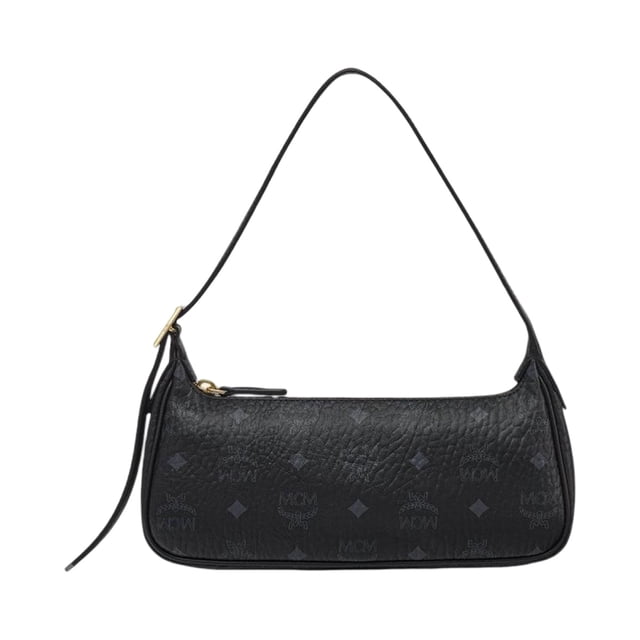 Bolsa Shoulder MCM Aren Visetos Negra