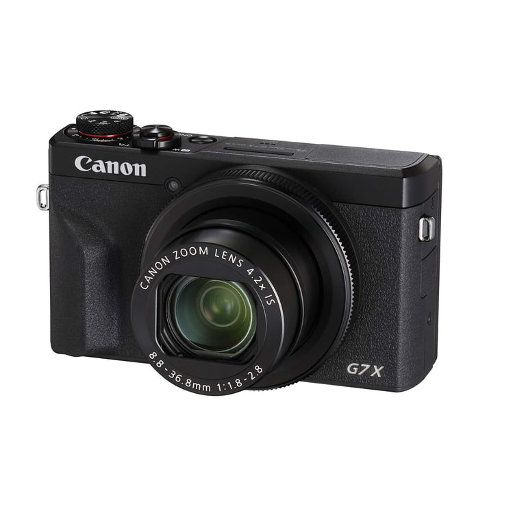 Canon PowerShot G7 X Mark III Digital Camera - Black, 20.1MP