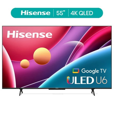 Hisense - 55" Class ULED U6H Series Quantum Dot QLED 4K UHD Smart Google TV (55U6H)