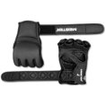 thumbnail image 4 of Meister [CRITICAL] 4oz MMA Gloves for Striking & Grappling w/ Pre-Curved Nemeios Leather - Matte Black - Large, 4 of 5