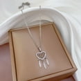 thumbnail image 2 of Ethnic Style Dreamcatcher Light Luxury Temperament Full Diamond Necklace, 2 of 2