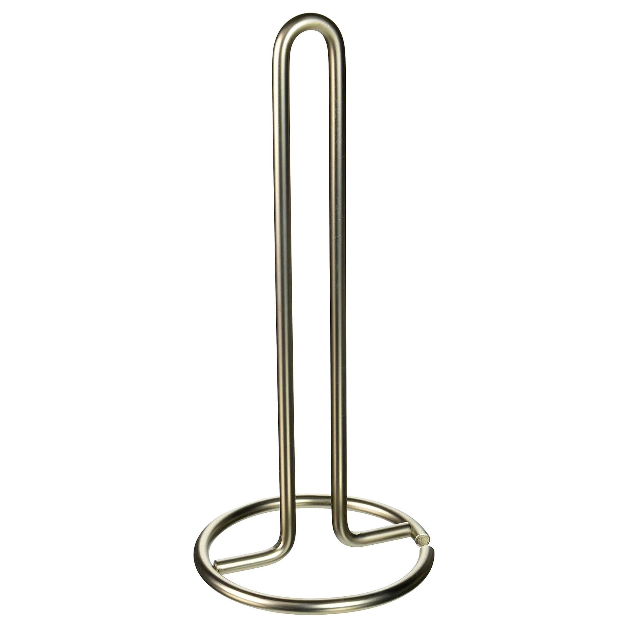 Sdd Holdings Paper Towel Holder Euro Collection - Countertop, Satin Nickel - 1 Ct, Silver