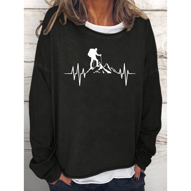 Sudadera De Senderismo Heartbeat-04500 S / Negro Likrtyny Mujer