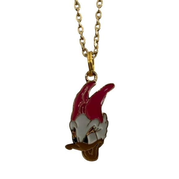 Daisy Duck Necklace Donald Duck Cartoon Charm Pendant