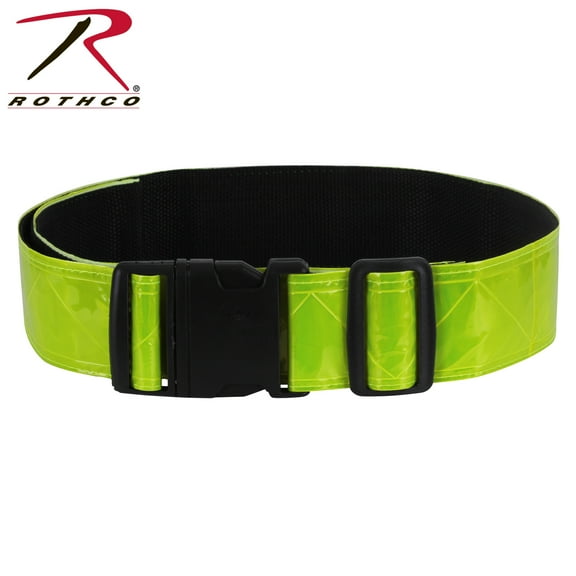 Rothco 16355 Reflective Physical Training Belts, Safety Green