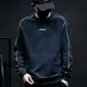 thumbnail image 5 of Sudadera para hombre, cuello redondo, sin capucha, ropa para hombre, jersey negro, cuello redondo, estampado, estilo coreano, precio bajo, novedad en otoño S, 5 of 5
