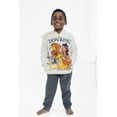 thumbnail image 2 of Disney Lion King Simba Timon Pumbaa Little Boys Fleece Hoodie and Pants Outfit Set Toddler to Big Kid, 2 of 5