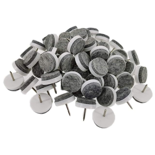 Alimitopia 40 almohadillas de fieltro para muebles, resistentes, para clavos, deslizadores, almohadillas deslizantes, protectores de suelo para muebles de madera, sillas, mesas, pies de patas (F22 mm