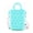 BlueGreen, variant on Soft & Foldable Silicone Crossbody Bag for Women Cute DIY Charm Pouch Beach Pool Handbag Waterproof Tote Bag with Plug-in Hole Design