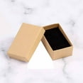 thumbnail image 2 of 13pcs Jewelry Storage Box Retro Classic Kraft Paper Ring Box for Women Girls Ladies (Light Kraft Paper), 2 of 8
