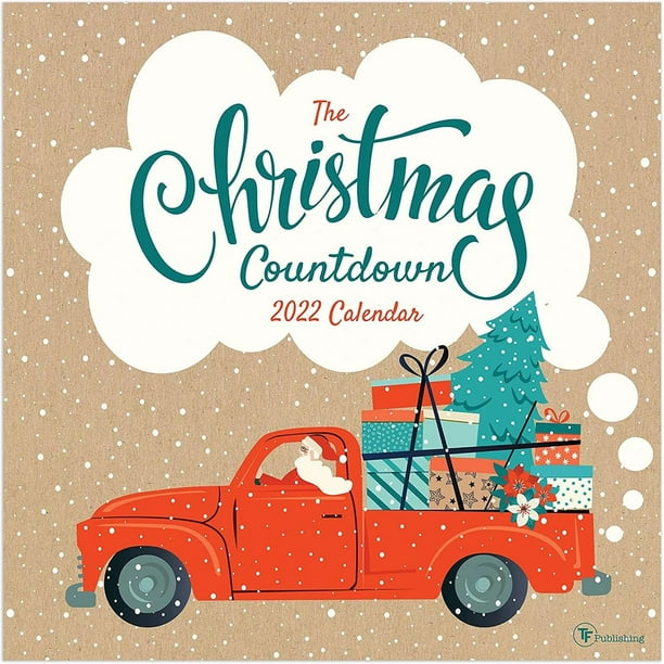 2022 - 2023 Monthly Wall Calendar, 16 Month Large Grid,, Christmas Countdown Theme, 12 X 12 In. - Walmart.com