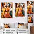 thumbnail image 4 of Designart "Pop Art Stylish Portrait I" Modern Floater Framed Canvas Art Print, 4 of 7