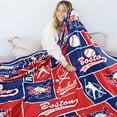 thumbnail image 3 of Baseball Fans Throw Blanket 60 * 50 in, Blue&orange, 3 of 6