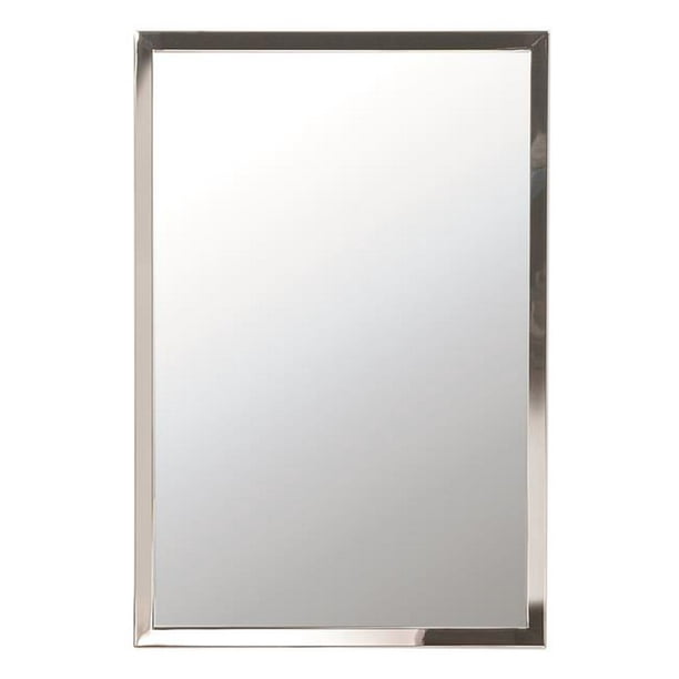 X 36 In Urban Rectangle Wall Mirror, White Framed Bathroom Mirror 30 X 36