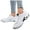 White, variant on Sneakers for Women Air Cushion Walking Tennis Running Shoes Arch Support Casual Gym Shoes